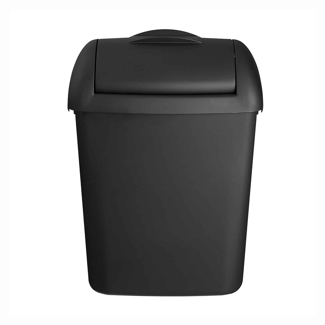 Quartz dameshygienebox 8 liter kunststof zwart