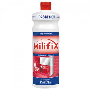 Dr. Schnell Milifix zure basisreiniger voor de industrie flacon 1 liter
