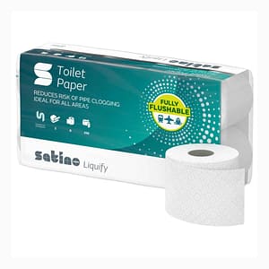 Satino Liquify MT1 toiletpapier traditioneel 2-lgs recycled eco 250 vel (8x8) 64 stuks