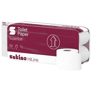Satino HiLine MT1 toiletpapier traditioneel extra zacht 250 vel 3-lgs cellulose eco/fsc (8x8) 64 rol