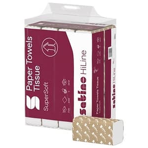 Satino HiLine PT3 vouwhanddoek z-vouw 24x21cm 2-lgs cellulose eco/fsc (12x336) 4032 stuks