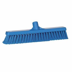 Vikan Hygiene vloerveger zacht split 40cm blauw