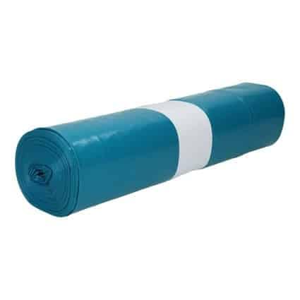LDPE afvalzak 70x110cm T70 blauw 1 rol = 20 stuks