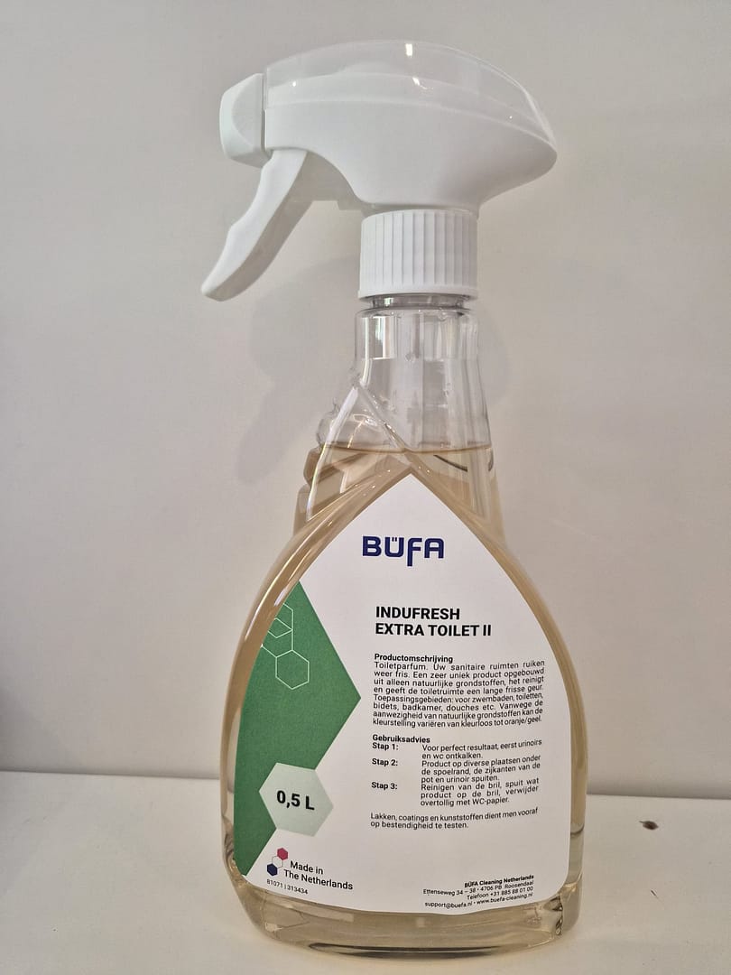 Bufa indufresh extra toilet II geurspray sprayflacon 500ml